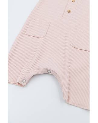 Bamboom Pure Romper Body - Pink - Bamboo and Organic Cotton Short Rompers