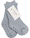 Bamboom Ribbed Grippy Socks - Light Blue - Bamboo Antislip Socks