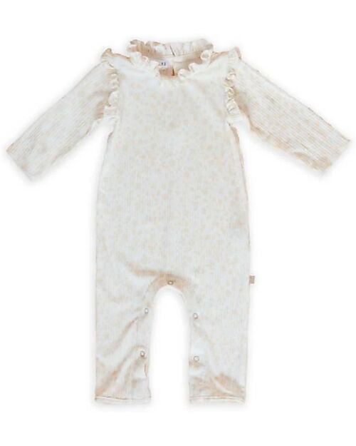 Bamboom Ribbed Jumpsuit - Petals - Bamboo - Cotton Babygrows