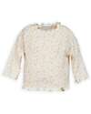 Bamboom Ribbed Long Sleeve T-shirt - Petals - Bamboo - Cotton Long Sleeves Tops