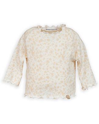 Bamboom Ribbed Long Sleeve T-shirt - Petals - Bamboo - Cotton Long Sleeves Tops