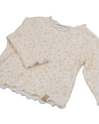 Bamboom Ribbed Long Sleeve T-shirt - Petals - Bamboo - Cotton Long Sleeves Tops