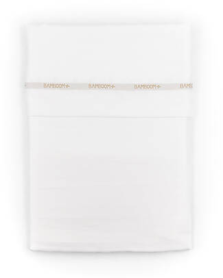 Bamboom Sheet for cradle and pram 75x100 cm - with pillowcase - White Cradle Bed Linen