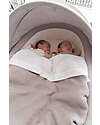 Bamboom Sheet for cradle and pram 75x100 cm - with pillowcase - White Cradle Bed Linen