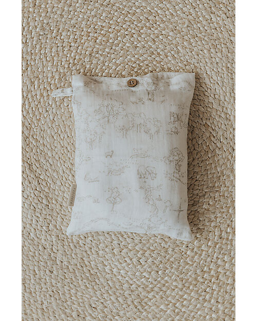 Bamboom Sheets for Crib/Pram + Pillowcase - Oyster Grey - 75 x 100 cm - Organic Bamboo and Cotton Cradle Bed Linen