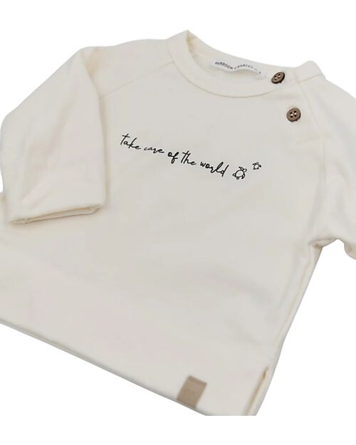 Bamboom Shirt Take Care - Offwhite - Bamboo - Cotton Long Sleeves Tops