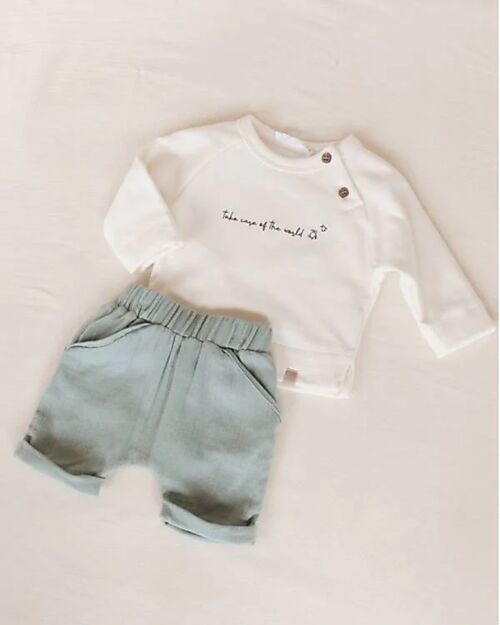 Bamboom Shirt Take Care - Offwhite - Bamboo - Cotton Long Sleeves Tops