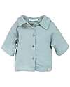 Bamboom Short Sleeve Shirt - Aqua Grey - Bamboo - Cotton Shirts And Blouses