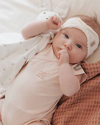 Bamboom Short Sleeves Bodysuit - Pink - Elasticated Organic Bamboo Short Sleeves Bodies