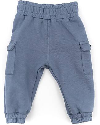 Bamboom Shorts with Pockets - Jeans Blue - Bamboo and Organic Cotton Trousers