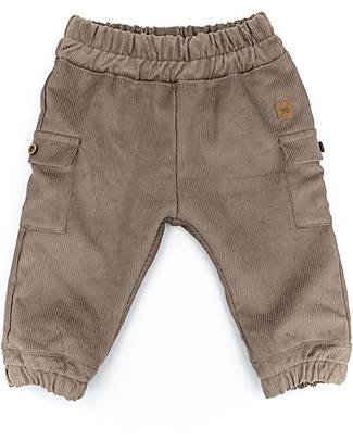 Bamboom Shorts with Pockets - Sand - Cotton Velvet and Bamboo Oeko-Tex Certified Shorts
