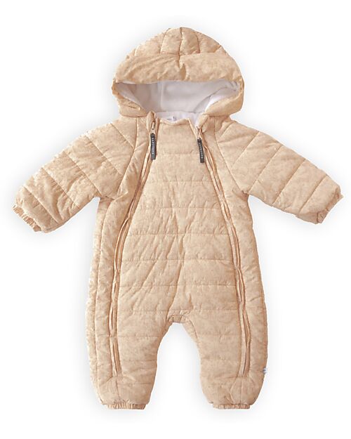 Bamboom Snow Overall with Hood - Blush - Organic Bamboo Interior Snowsuits