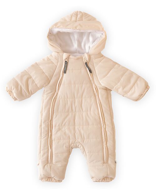 Bamboom Snow Overall with Hood - Pink Pastel - Organic Bamboo Interior Snowsuits