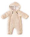 Bamboom Snow Overall with Hood - Pink Pastel - Organic Bamboo Interior Snowsuits