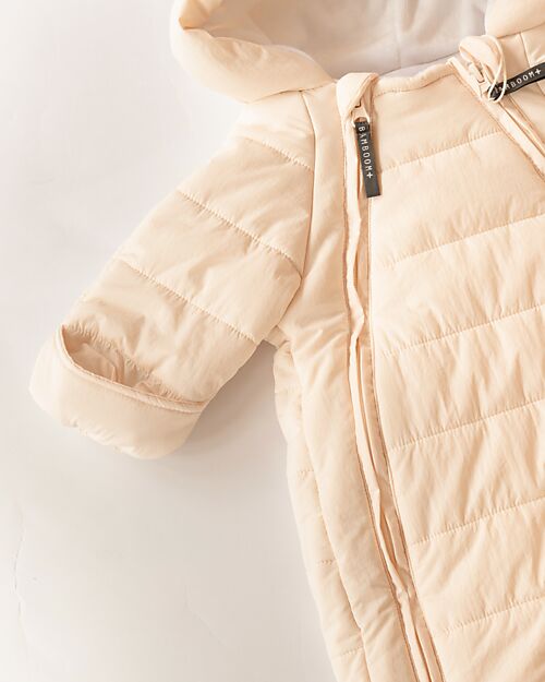 Bamboom Snow Overall with Hood - Pink Pastel - Organic Bamboo Interior Snowsuits