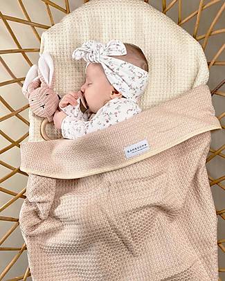 Bamboom SoftStone Blanket for Cradle - 75 x 100 cm - Pink - Bamboo and Cotton Swaddles