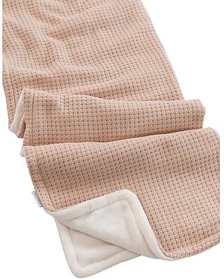 Bamboom SoftStone Blanket for Cradle - 75 x 100 cm - Powder Pink - Bamboo and Cotton Muslin Swaddle