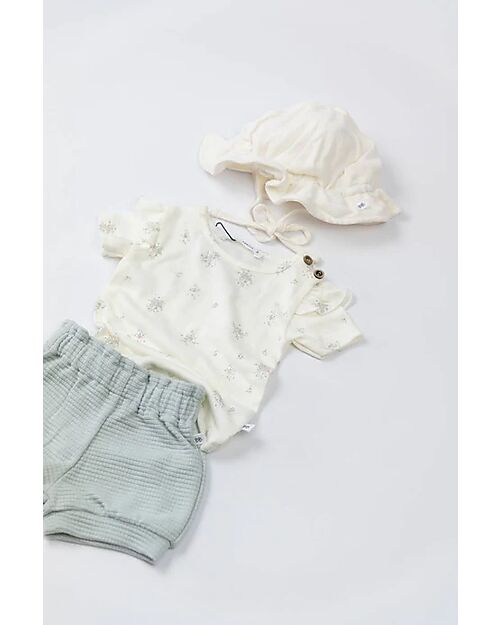 Bamboom T-shirt - Bouquet - Sleeves with Ruffles - Breathable Soft and Delicate T-shirts