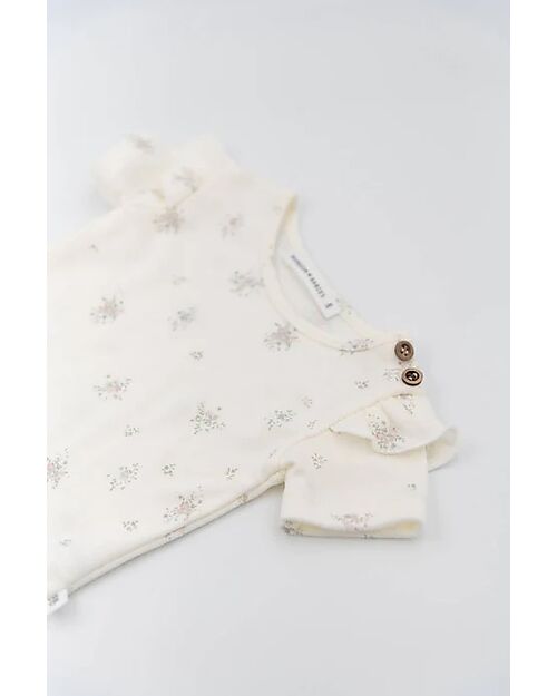 Bamboom T-shirt - Bouquet - Sleeves with Ruffles - Breathable Soft and Delicate T-shirts