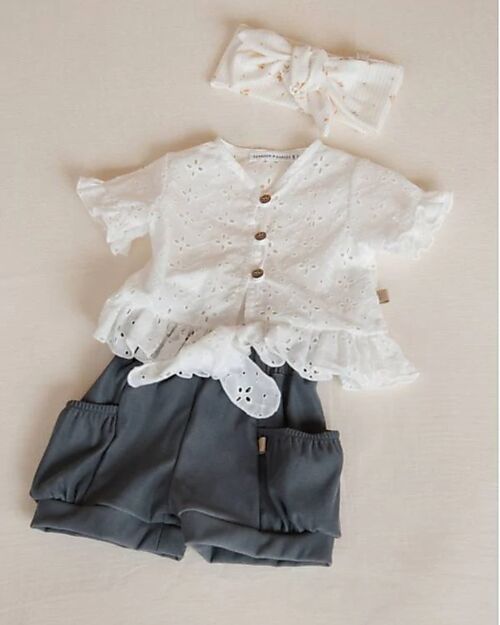 Bamboom Top - Blouse - Offwhite - Bamboo - Cotton Bluse