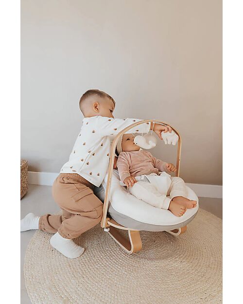 Bamboom Toy Bar for Baby Bouncer 100 Eco friendly Beech Wood unisex bambini