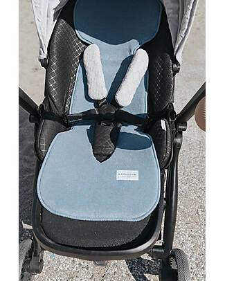 Bamboom Universal Mattress for Air n Go Stroller - Blue - Bamboo Mattresses and Baby-nest