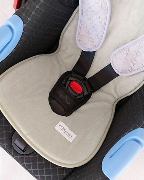Bamboom Universal Mini Mat - Seat Cover for Air n Go Car Seat - Oyster Grey - Organic Bamboo Mattresses and Baby-nest