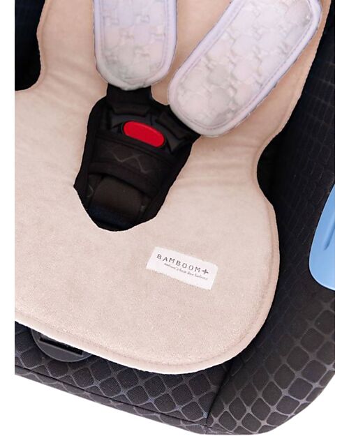Bamboom Universal Mini Mat - Seat Cover for Air n Go Car Seat - Water Peach - Organic Bamboo Mattresses and Baby-nest