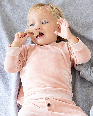 Bamboom Velvet Long Sleeves Shirt, Pink - Bamboo & Cotton Long Sleeves Tops