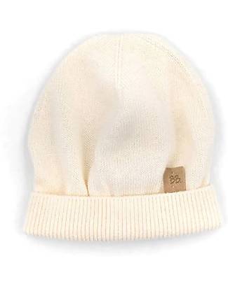 Bamboom Winter Baby Beanie - White - Cotton and Bamboo Newborn Hats