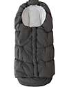 Bamboom Winter Footmuff For Igloo Bimbo Stroller - Anthracite - TOG 4.5 - Natural Bamboo Interior Footmuffs
