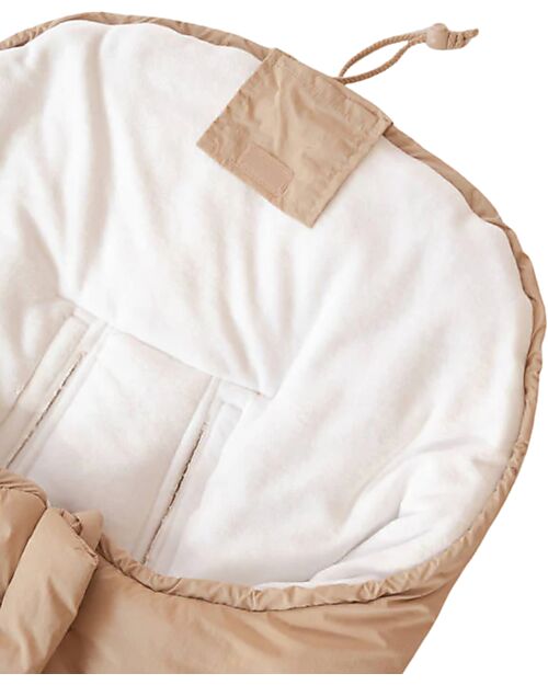 Bamboom Winter Footmuff For Igloo Bimbo Stroller - Camel - TOG 4.5 - Natural Bamboo Interior Footmuffs