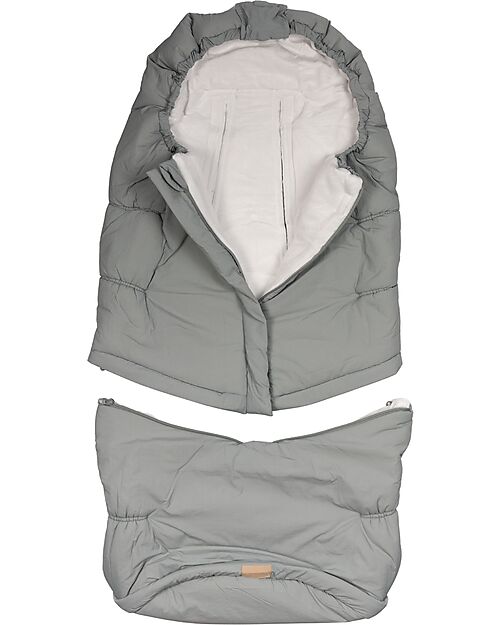 Bamboom Winter Footmuff for Strollers - Igloo Combi - Moss Grey - Igloo Combi - TOG 4.5 Footmuffs