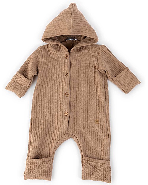 Bamboom Winter Overall - Camel - Bamboo and Cotton Snowsuits