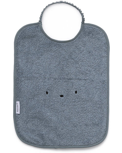 Bamboom XL Bib - Blue - with Soft Elastic Pullover Bibs