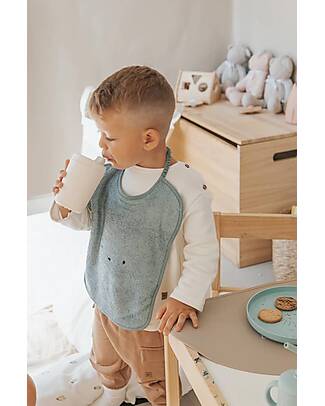 Bamboom XL Bib - Blue - with Soft Elastic Pullover Bibs