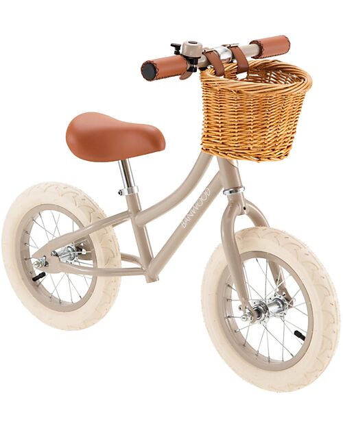 Banwood Balance Bike First Go Beige - for Children from 3 to 5 years! Balance Bikes