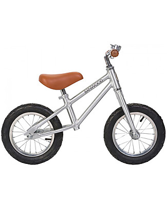 Banwood Balance Bike First Go, Chrome - For Kids from 3 to 5 years! Balance Bikes