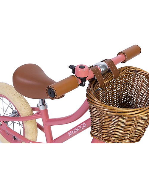 Banwood Balance Bike First Go + Classic Bike Helmet - Coral - from 3 to 5 years old! Balance Bikes