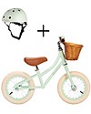 Banwood Balance Bike First Go + Classic Bike Helmet - Mint - from 3 to 5 years old!	 Balance Bikes