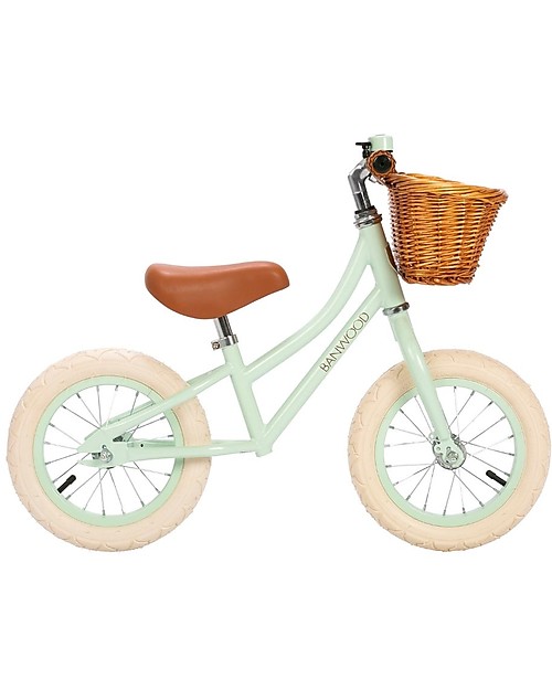 Banwood Balance Bike First Go + Classic Bike Helmet - Mint - from 3 to 5 years old!	 Balance Bikes