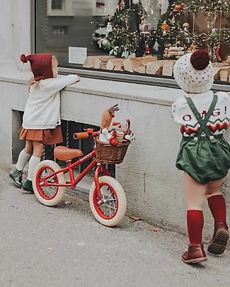 Banwood Balance Bike First Go + Classic Bike Helmet - Red - from 3 to 5 years old! Balance Bikes