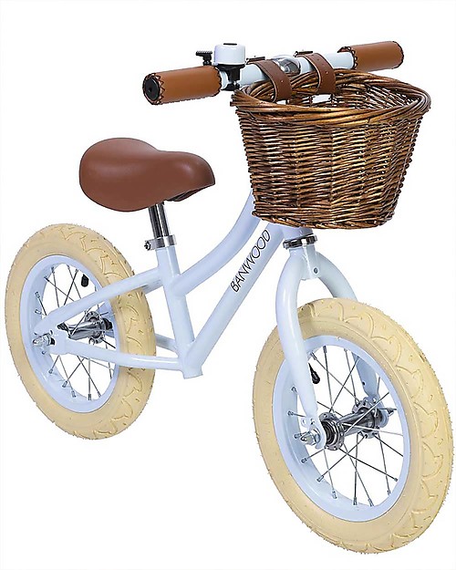 Banwood Balance Bike First Go + Classic Bike Helmet - Sky - from 3 to 5 years old! Balance Bikes