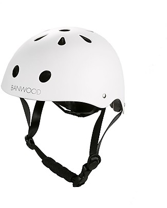 Banwood Balance Bike First Go + Classic Bike Helmet - White - For Girls from 3 to 5 years old! Bycicles