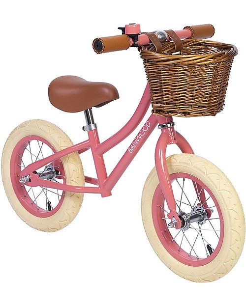Banwood Balance Bike First Go, Coral - from 3 to 5 years old! Balance Bikes