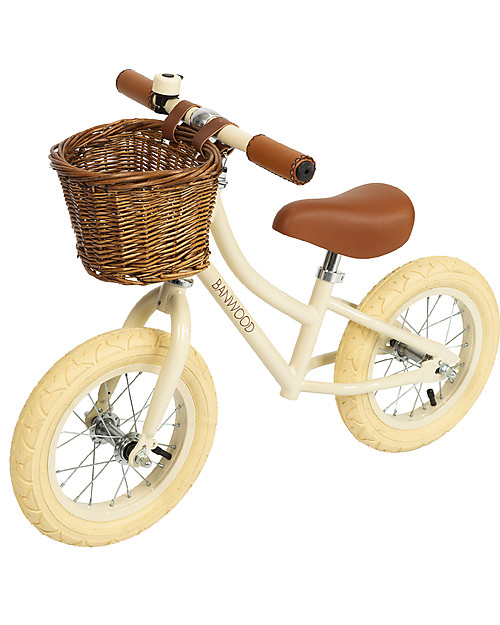Banwood Balance Bike First Go, Cream - from 3 to 5 years old! Balance Bikes