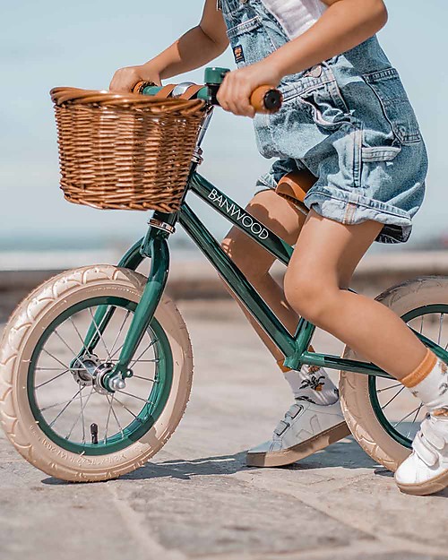 Banwood Balance Bike First Go, Dark Green - For kids from 3 to 5 years old! Balance Bikes