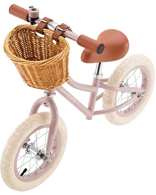Banwood Balance Bike First Go Dusty Pink - for Children from 3 to 5 years! Balance Bikes