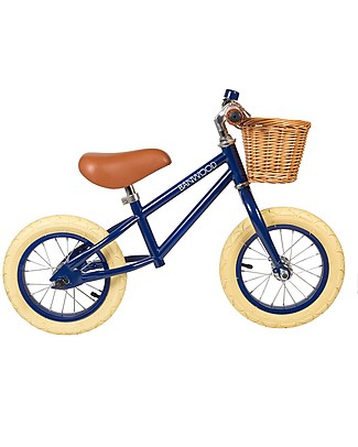 Banwood Balance Bike First Go, Navy Blue - For Kids from 3 to 5 years old! Balance Bikes