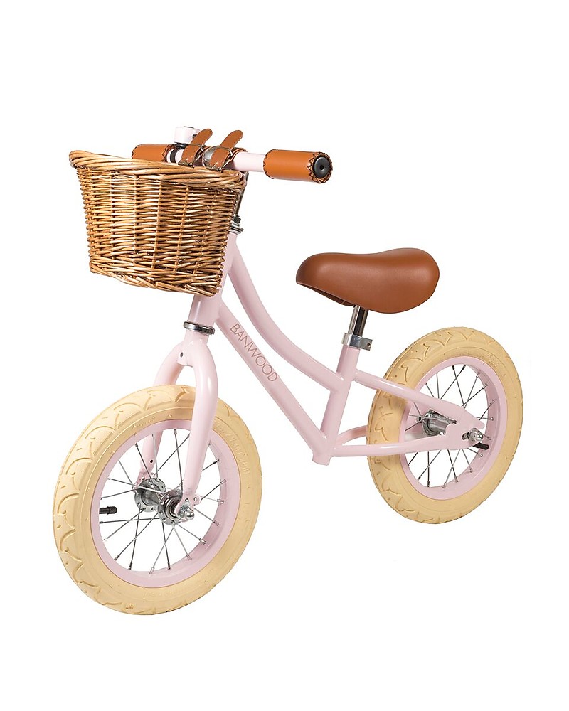 girls pink balance bike